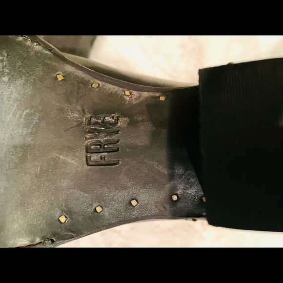 ♥️ Frye Leather Boots Sacha Moto Shortie. 9.5 - Picture 13 of 16